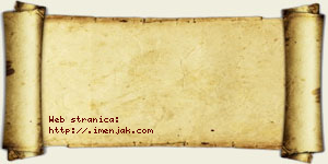 Nadja Žebeljan vizit kartica